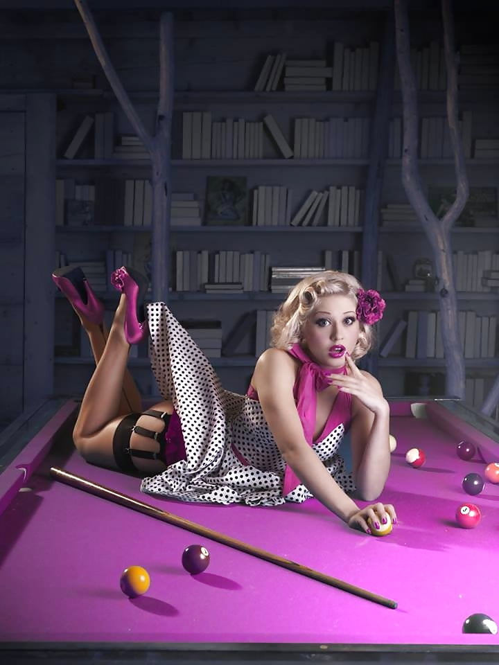 Sexy Girls in Lingerie and Pool Tables! 14