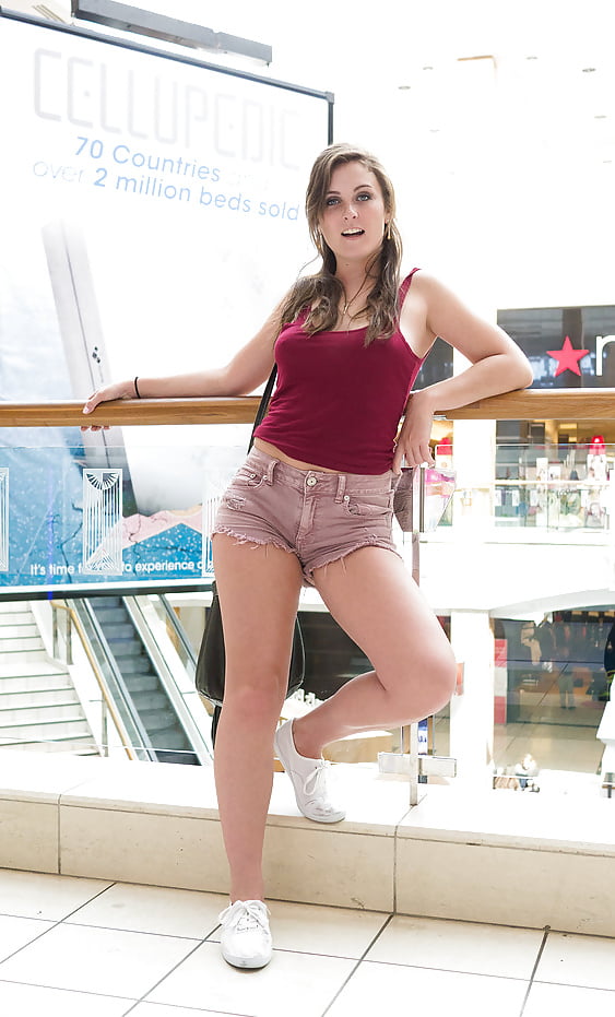 Tight sexy shorts, luscious. white thighs 3