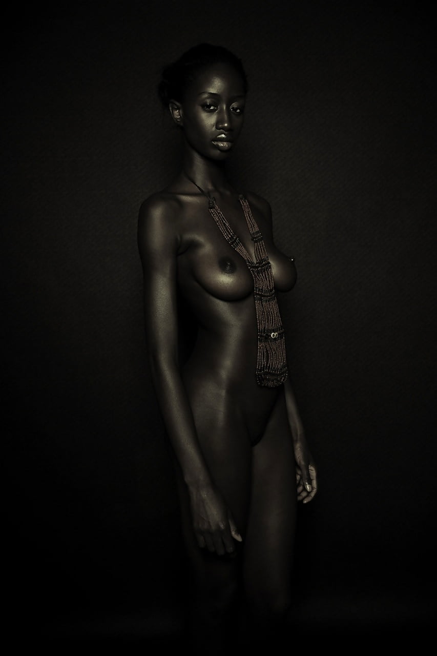 Nude dark ebony