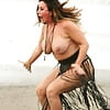 Lisa Appleton beach topless oct 2017 2