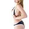 Creamy-white blonde Latvian bikini beauty 12